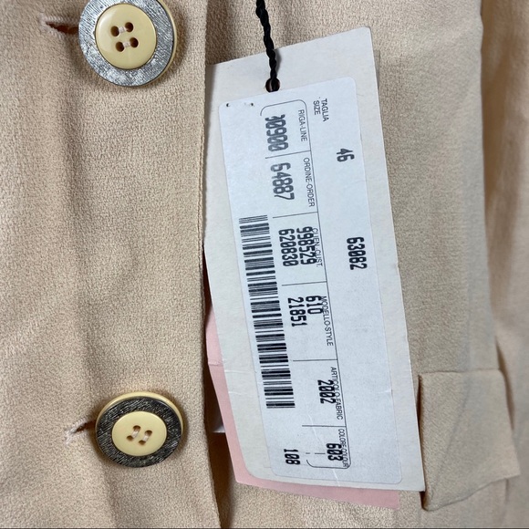 Genny Oro womens 3 button blazer jacket - Picture 6 of 10